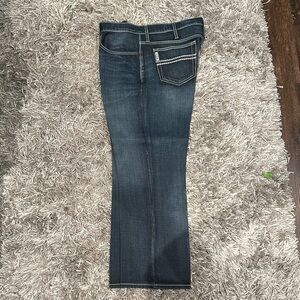 Dark Blue Cinch Jeans 38x30 fresh cowboy starch!